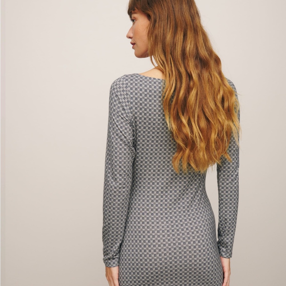 Reformation Jaelynn Knit Dress Cravat - Size L - Picture 4 of 5